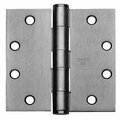Best Hinges 4-1/2inx4-1/2in Five Knuckle Architectural Steel Full Mortise Standard Weight Square Corner CB17941226D